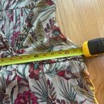 Free People Tiered Layered Floral Bird Print Blouse Top Tunic Small Boho Photo 7