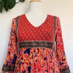 Anthropologie RD + Koko Floral Jacinto Peasant Dress S Photo 3