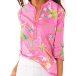 Gretchen Scott Cotton Embellished Tunic in Iconic Iris Pale Pink Size XS Photo 0