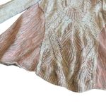 Moth Anthropologie Anita Swing Top Sweater Loose Weave Flowy Boho Size Small Pink Photo 4