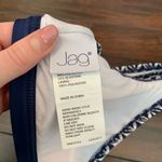 Jag jeans NWT Jag Navy Tiki Geo Twist Front Cross Back Bikini Top Photo 4