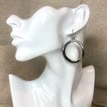 SIMON SEBBAG Sterling Silver Electroplated Drop Hoop Earrings Vintage Photo 9