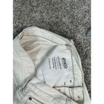 Ética Altin Loose Fit Jeans Natural Denim Mid Rise Relaxed Leg Frayed Hem 27 White Photo 6