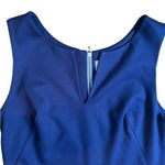 Amanda Uprichard  Navy blue dress Notch Neckline Fit and Flare Size Small Photo 1