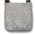 Thirty One Womens Polka Dot Crossbody Hand Bag Purse Shoulder Bag Beige White Tan Photo 2