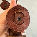 Fossil  Brown Leather Western Concho Belt Photo 5