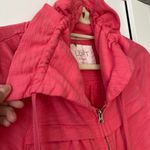Loft Ann Taylor  Lounge Coral Women's 3/4 Sleeve Zipper Jacket Size S Photo 1