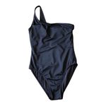 ANDIE  NWT The Nantucket One Piece One Shoulder Black Size Extra Small Tall Photo 4