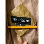 Me Jane  Womens Shiny Nylon Jacket Full Zipper Detail Size Small Photo 4