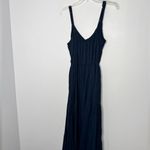 Splendid  navy maxi summer dress size large Photo 4