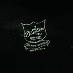 Vintage Geo W Bollman Lords Chocolate Doeskin Felt Wool Hat Feather Photo 5