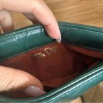 Vintage Ruth Green Leather Panther Cougar Head Purse Handbag Chain Silver Green Photo 3