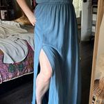 Lulus Lulu’s Women’s Small Blue Lost in the Moment Maxi Dress New NWT Photo 1