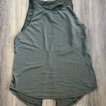 Lululemon  Athletica Dark Green Top Open Up Tank Photo 0