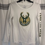 Fanatics  White Milwaukee Bucks Tee Photo 0