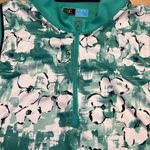 PGA Tour Women’s Green Flower 1/4 Zip Golf Sleeveless Top Photo 7