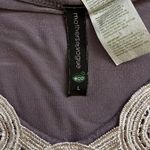 Maternity Sleeveless Dress Sz L Lilac Draped V Photo 3