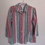 Alfred Dunner 80s/90s Casual Striped Buttondown 🤠 Photo 0