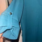 Teal shirt dress size M Blue Size M Photo 4