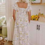 Sugar Lips  Puff sleeve midi dress Photo 2