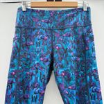 Constantly Varied Gear CVG Flamingo Blue Pink Print Full Length Leggings Sz M Size M Photo 1