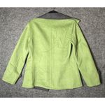 Carlisle  100% Wool Jacket/Coat - Lime Green with Dark Gray - Women's US Size 6 Photo 5