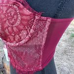 Victoria's Secret NEW VICTORIA SECRET 34B WOMENS Elegant Lace CORSET in Burgundy Photo 1