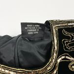 VTG 80s Le Crillon Womens Velvet Dress Size 8 Sequin Art Deco Glam Party Evening Black Photo 7