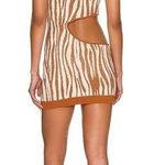 Retrofête RETROFETE Dimi Dress In Brown Zebra Photo 1