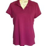 Sonoma  Ladies LARGE Short Sleeve PLUM Polo Shirt Photo 0
