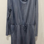 Elegant Blue Sweater Long Sleeve Dress Size L by Perfect Peach Size L Photo 0