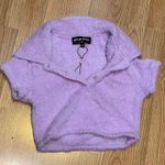 Dolls Kill Fuzzy polo crop top Photo 0