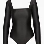 Babaton Aritzia  Satinette Squareneck Longsleeve Bodysuit Photo 0