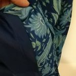 Candie's NWT  Blue Floral lace trim sleeve Small Photo 4