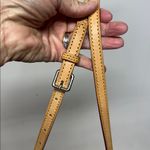 Dooney & Bourke Magenta and White Chevron Crossbody Bag Pebbled Leather Photo 6