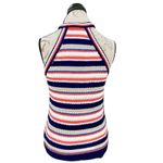 Gap  Sweater Tank Top Sz Small Striped Nautical Sleeveless Beach Bohemian Retro Photo 2