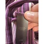 Liz Claiborne  Shirt Women Size XL Long Sleeve Striped Stretch Teacher Comfort Photo 6