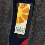 C&C California Yoga Capris Gray, Blue, Red, White Photo 4