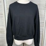 Wild Fable  Women's Cropped Crewneck Sweatshirt Black-XL Photo 0