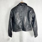 BLANK NYC Revolve Faux Leather Moto Jacket size Small Black Photo 2