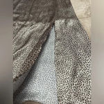 Jade and Jane Leopard Satin Slip Dress Size Large NWT Tan Photo 4
