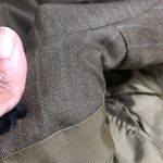 Harvé Benard Harve Bernard Tan Tweed Double Breasted Wool Blazer Photo 7