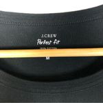 J.Crew  Black Perfect Fit Cotton Short Sleeve T-Shirt M Photo 3