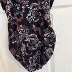 Garnet Hill One Piece Swimsuit Sz 12 Black Signature High-Neck Full Coverage Photo 4