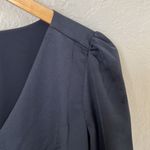 J.Crew  Black Satin Crepe Blouse  Photo 5