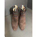 Kate Spade  Suede‎ Ankle Boots Booties Heeled Brown Womens Designer Size 7.5B Photo 1