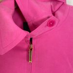 Ralph Lauren Lauren ‎ Women's S Pink 100% Silk Jacket Full Zip Lightweight Spring Photo 4