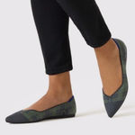 Rothy's NEW  Retired Tartan Check Cap Toe Plaid Pointed Toe Flats Size 6.5 Photo 0