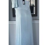 Sachin + Babi Chelsea Gown in Ice Blue, One-Shoulder Dress Size 14 New $285 Photo 6