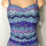 Gottex New. Profile by Blue tankini. 36/D-10/bottom. Retails $168 Photo 0